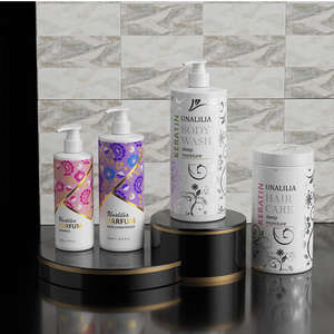 Vente en gros d'usine - Flacons pulvérisateurs en plastique PET de 300 ml, 500 ml, 1000 ml pour shampooing, gel douche, emballage personnalisé - Product Image 1