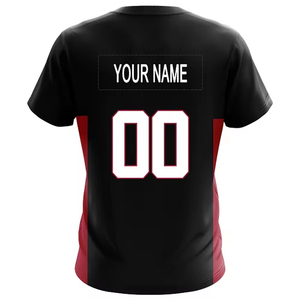 เสื้อฟุตบอลอเมริกันดีไซน์ล่าสุด ผ้าโพลีเอสเตอร์ 100% แห้งเร็ว ระบายอากาศดี สไตล์ใหม่ ราคาขายส่ง - Product Image 3