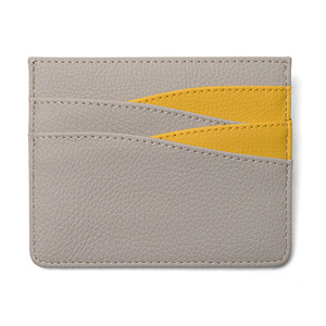 PU Leather Business <b>Card</b> <b>Holder</b> with Clip RFID Safe Compact Travel Wallet - Product Image 4