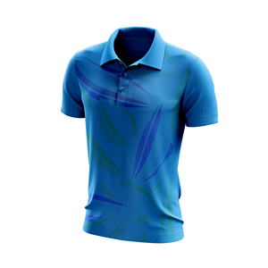 Chemise de golf pour homme, imprimée par sublimation, séchage rapide, anti-boulochage, personnalisable, élastique, sans couture, 100 % polyester - Product Image 3