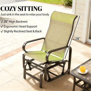 Conjunto de 2 Sillas para Terraza o Jardín, para Patios y Columpios - Product Image 3