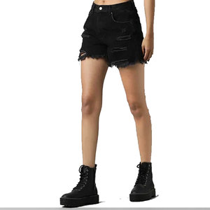 Nouveauté 2026 : Shorts en jean pour femmes de haute qualité, conçus et fabriqués sur mesure à un prix de gros - Product Image 2