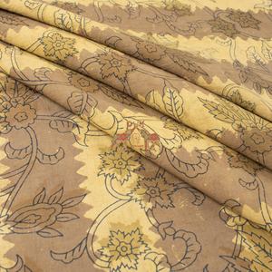 Tissu en coton imprimé floral en gros, tissu imprimé Dabu, tissu imprimé au bloc, tissu indien teint aux plantes, vêtements pour femmes - Product Image 3