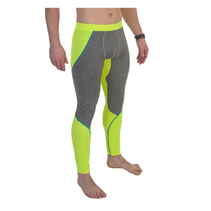 Vente en gros de spats de compression noirs personnalisés pour hommes, adultes et garçons, pour la gym et le fitness, tricotés, pour l'entraînement BJJ, avec taille élastique et motif imprimé - Product Image 3