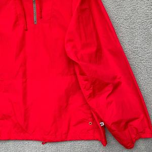 Veste de pluie sportive rouge pour homme, coupe-vent, pull-over décontracté, grande taille, coton, imperméable, réversible, automne - Product Image 6
