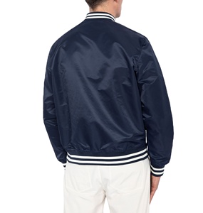 College Blank Embroidery Silk Bulk Wholesale Custom <b>Mens</b> Varsity <b>Baseball</b> Bomber <b>Baseball</b> <b>Jacket</b> <b>For</b> <b>Men</b> - Product Image 6