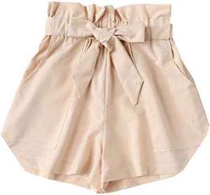 กางเกงขาสั้นผู้หญิงสำหรับผู้หญิงลำลองเอวสูงผ้าฝ้ายผ้าลินินฤดูร้อนหลวมพอดีกางเกงขาสั้นระบายอากาศได้ - Product Image 5