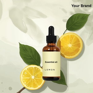 Huile essentielle de citron 100% pure et biologique, ODM OEM - Product Image 1