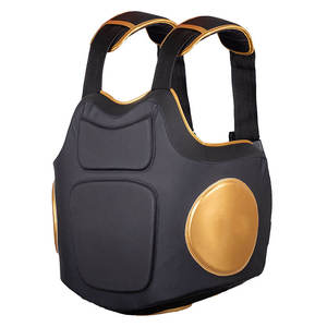 Protège-corps de boxe professionnel unisexe en cuir, modèle 2026, avec col personnalisé, poids lourd - Product Image 1