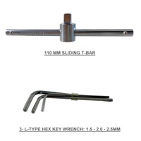 Jeu de douilles et clés à cliquet 1/4'' de 48 pièces fabriqué à Taïwan