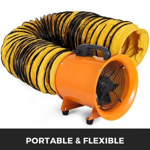 Tubo Flessibile in PVC da 25 Piedi per Ventilatore da 12 Pollici, Parti per Ventilazione con Borsa - Product Image 4
