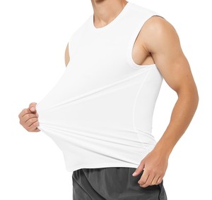 Camiseta sin Mangas Personalizada para Hombre, Talla Grande, de Secado Rápido, Deportiva, para Entrenamiento, Fitness, Transpirable - Product Image 2