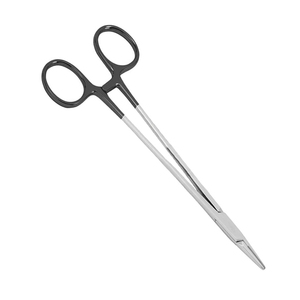 Porte-aiguille dentaire avec crochet 14 cm, forceps orthodontique pour la pose de ligatures, pince manuelle - Product Image 3