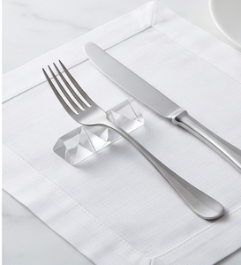 Repose-cuillère en plastique transparent, design géométrique, parfait pour la cuisine et la salle à manger - Product Image 5