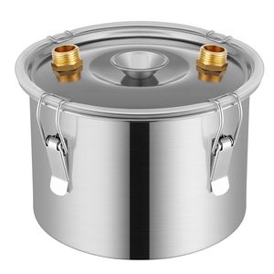 Alambique de Acero Inoxidable de 3 Galones/11.4 L con Doble Condensador y Serpentín de Cobre de Enfriamiento Rápido, Equipo de Doble Destilación - Product Image 6
