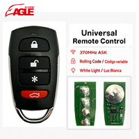 Télécommande universelle 315/370/433Mhz pour alarmes de voiture