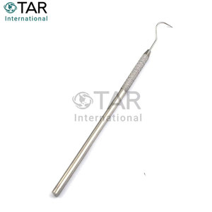 Sonda exploradora dental profesional 23 con gancho de Shepherds para diagnóstico preciso, examen oral, cuidado dental e instrumentos médicos - Product Image 5