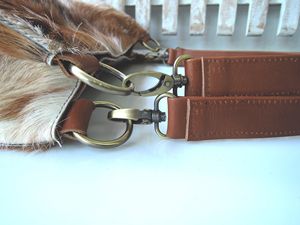 Bolso Tote de Verano de Cuero Genuino con Pelo de Vaca, Bolso de Hombro de Moda de Lujo para Mujer, LHTB-0148 - Product Image 6