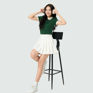 เสื้อโปโล unisex เสื้อคอ230gsm ผ้าคอตตอนสีตัดกันทนทานต่อการตกและเล่นกีฬา - Product Image 3