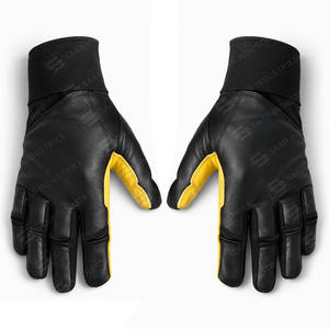 Guantes de bateo de béisbol de Venta caliente con material de poliéster/algodón y cierre de gancho y bucle Precio de puño largo/corto - Product Image 4