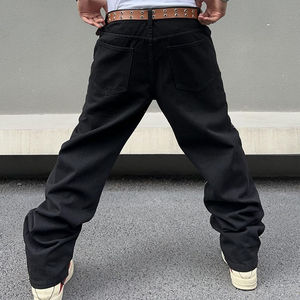 Pantalones Jogger Vaqueros Y2K con Diseño de Telaraña Personalizados para Hombre, Estilo Hip Hop Urbano, Casual, Transpirable, Ecológico, Corte Holgado - Product Image 4