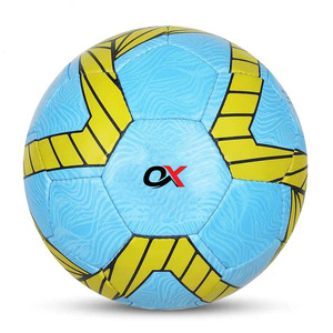 Oxva Industries Hot Selling Products <b>Machine</b> Stitch Leather Soccer <b>Ball</b> 100% Good Quality Multi Colors Team Training Soccer <b>ball</b> - Product Image 3