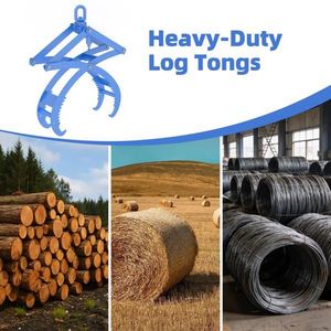 Pinze Automatiche per Tronchi da 20 Pollici, Robuste a 4 Griffe, con Blocco Automatico e Gancio Rotante a 360 Gradi, Capacità 2000 libbre, per Macchinari Forestali - Product Image 6