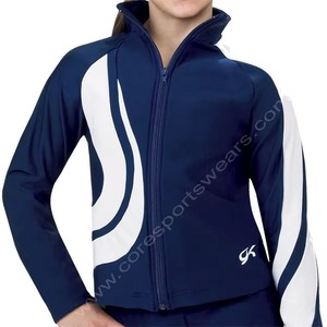 Women Full Zip Sport <b>Jacket</b> Black Long Sleeve Side Pockets Breathable Spandex Polyester Autumn <b>Wear</b> - Product Image 2