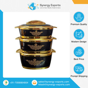 Ustensiles de cuisine de qualité supérieure, très résistants, ensemble de 3 casseroles, disponible en grande quantité, origine Inde. - Product Image 2