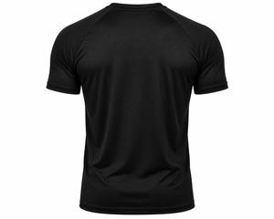Camiseta deportiva de manga corta azul para hombre Dumela, cuello redondo, ajustada, de secado rápido, tejido de punto transpirable, antipilling en la parte delantera - Product Image 2