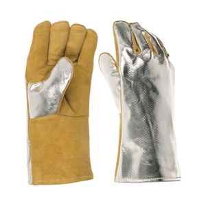 Gants de soudure en cuir de vachette de qualité supérieure, résistants à l'abrasion, pour travaux lourds, pour la lutte contre les incendies et le barbecue - Product Image 1