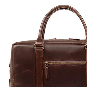 Sacs à ordinateur portables en cuir pour hommes et femmes, avec compartiments zippés et poches pour ordinateur portable, dernier design, fabriqués en cuir. - Product Image 5