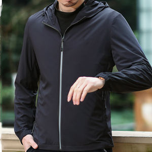 Chaquetas cortavientos acolchadas de invierno de una sola capa al por mayor, impermeables, a prueba de viento, con cremallera frontal, para senderismo al aire libre - Product Image 3