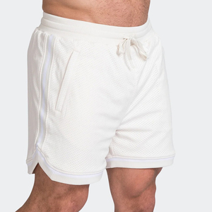 Pantalones Cortos Deportivos de Baloncesto para Hombre, Transpirables, de Secado Rápido, Ligeros, de Spandex/Poliéster, en Venta - Product Image 4