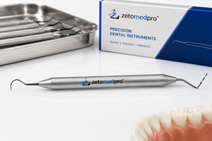 Instrument de pose de composite dentaire de qualité supérieure, en acier inoxydable de qualité médicale, instrument manuel de restauration OEM Zetomed Pro - Product Image 6