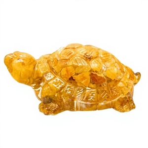 รูปปั้นเต่าคริสตัลแกะสลัก ของตกแต่งบ้าน ของสะสม - Product Image 3