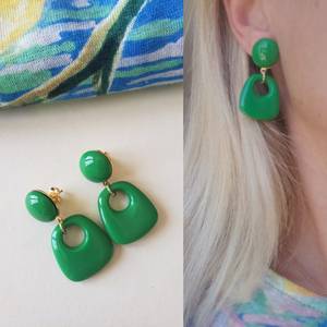 Pink <b>Resin</b> Irregular Shape Earrings Fashion Jewelry Gifts & <b>Crafts</b> <b>Resin</b> Geometric Drop Earrings Cute Jewelry <b>Resin</b> <b>Crafts</b> - Product Image 5