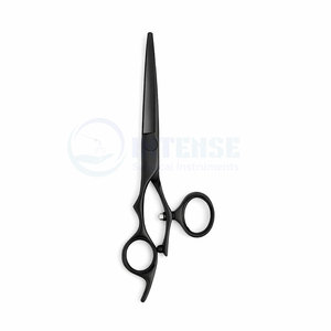 Premium Lefty Matte Black Swivel <b>Scissors</b> Ergonomic Design for Precision Hair Cutting Professional Salon Quality - Product Image 3