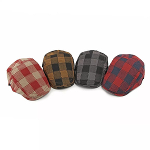 Casquette plate à carreaux OEM Ivy Hat, couleur personnalisée, avec sangle réglable, style newsboy, baker boy, cabbie, décontractée, faible MOQ - Product Image 3