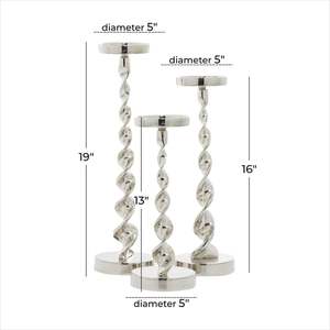 Ensemble de 3 chandeliers décoratifs pour la maison, design en métal durable - Product Image 3