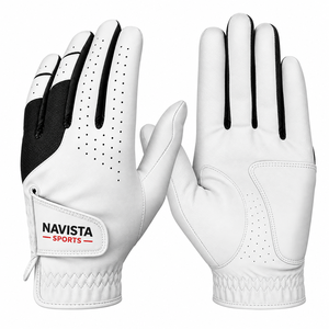Gants de golf en cuir de mouton style moderne, à doigts complets, légers, avec logo personnalisé, antidérapants, imperméables, prix raisonnable - Product Image 1
