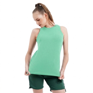 Débardeur pour femmes 100 % coton, sans manches, veste de sport respirante, séchage rapide, décontractée, pour la salle de sport, l'entraînement, légère - Product Image 2