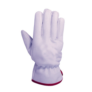 High Quality Leather Work <b>Gloves</b> Fabric Liner Wholesale Truck Driver Mechanic Safety <b>Gloves</b> - Product Image 6
