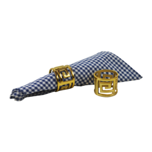 Metal Gold Decorative Napkin Ring Buckle Webbing Wholesale Napkin Loop Coil for <b>Wedding</b> Decoration <b>Tissue</b> Holder - Product Image 1