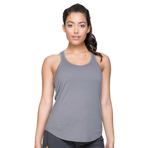 Débardeur de yoga pour femme à séchage rapide, en tissu épais et respirant, motif écossais, avec logo personnalisé - Product Image 1