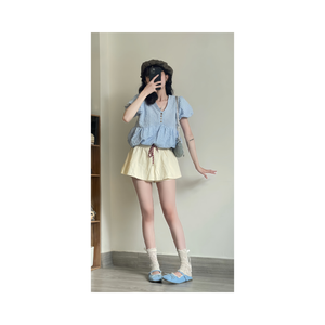 Meilleur prix – Jupe évasée décontractée respirante grande taille pour femme avec short intégré et taille élastique haute - Product Image 2