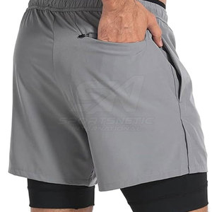 Shorts de course élégants pour hommes, matière respirante et à séchage rapide, idéaux pour l'entraînement sportif, le jogging et les exercices quotidiens. - Product Image 3
