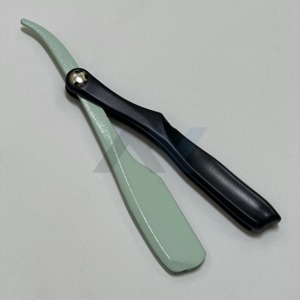 Rasoir droit professionnel de barbier en acier inoxydable à lame simple, non jetable, pour la coupe de barbe et de cheveux – Meilleure vente - Product Image 3