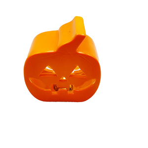 Lanterne citrouille en céramique émaillée à LED pour Noël, support de bougie chauffe-plat, décoration Jack O'Lantern pour centre de table de fête à la maison - Product Image 4