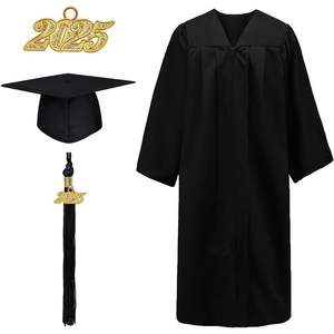 2025 2024 Gorro de vestido de graduación unisex para adultos con ropa de rendimiento de borla para escuela secundaria y licenciatura - Product Image 3
